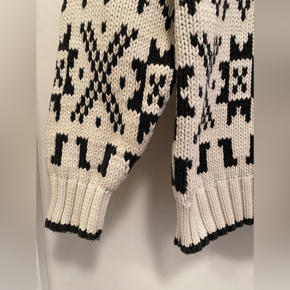 Vintage 90s GAP Fair Isle Crewneck Sweater men’s size medium grandpa fisherman - Picture 4 of 7